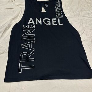 Victoria secret sport Black 'Train Like an Angel' Tank Top